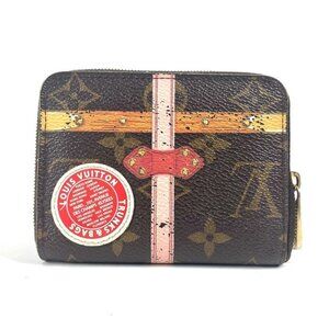 LOUIS VUITTON M62617 Monogram Summer Trunk Zippy-coin purse Wallet Coin Case